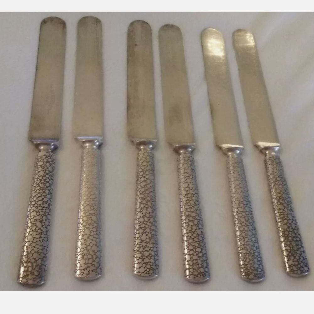 1847 Roger's Bros Sliverplated Knives Set of 6